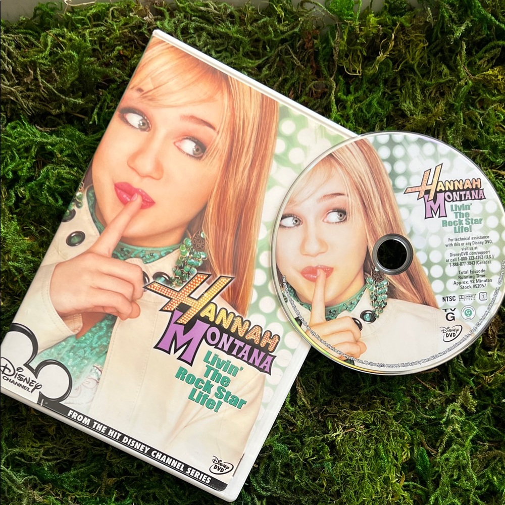 VINTAGE Y2K Hannah Montana Disney DVD *UNTESTED* excellent condition 2006